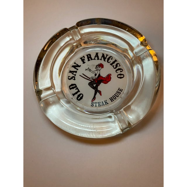 1970s Old San Francisco Steak House Ashtray Catchall For Sale - Image 4 of 8