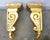 Vintage Wall Corbels in Gilt Wood, 1930s, Set of 2 For Sale - Image 10 of 12