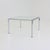 Mid-Century Modern Italian Bauhaus Square Coffee Table in Chrome and Glass, 1980s For Sale - Image 6 of 16