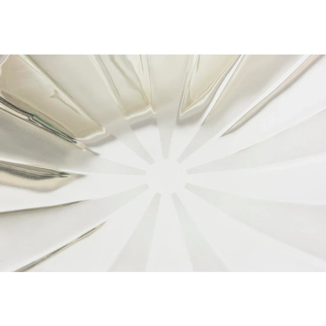 Vintage Silver-Plate Footed Bowl Mid Century Modern For Sale - Image 4 of 11