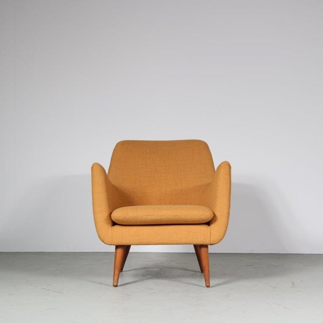 Wood Danish Poet Chair by Finn Juhl for Niels Vodder, 1950 For Sale - Image 7 of 14