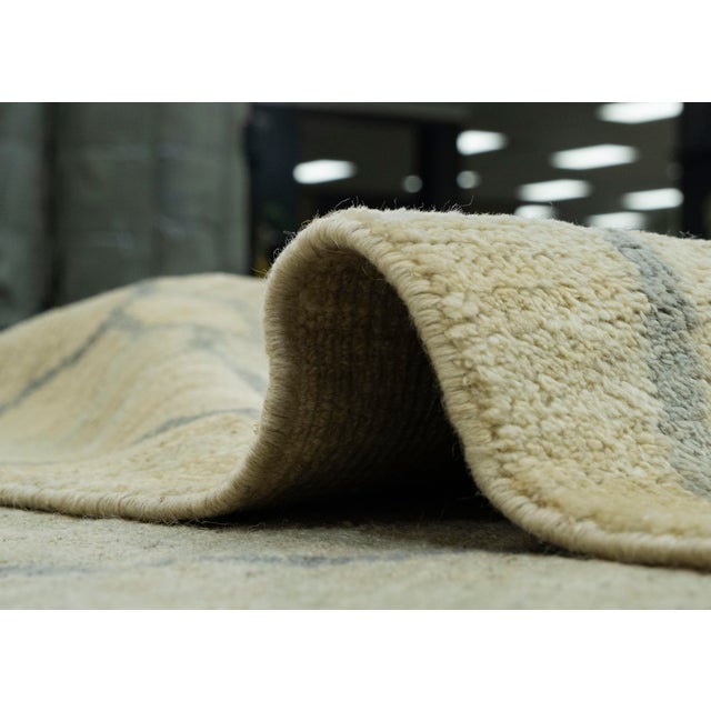 Taupe Turkish Oushak Rug 9'4" x 12'5" #18521 For Sale - Image 8 of 8