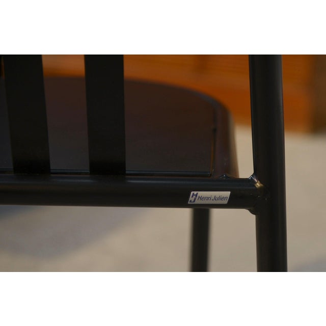 White and Black Chairs by Mallet Stevens, 1950s, Set of 2 For Sale - Image 15 of 17