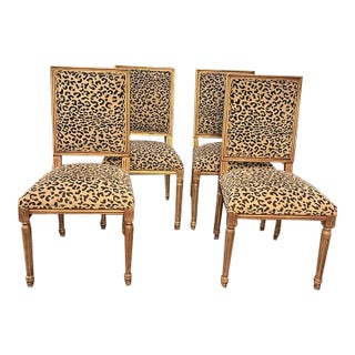 Louis XV Style Dining Chairs by Ethan Allen- Set of 4 For Sale