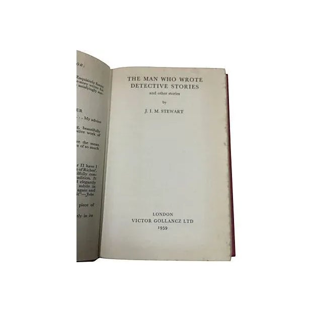 Mid-Century Modern The Man Who Wrote Detective Stories 1949 For Sale - Image 3 of 4
