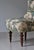 Scandinavian Emma Slipper Chair in Sanderson Textile, Early 20th Century For Sale - Image 15 of 18