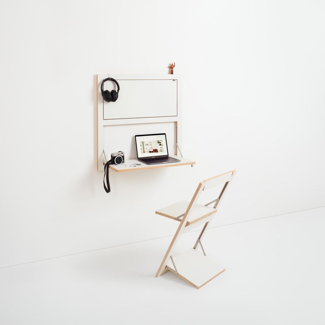 80×80-2 Wall Shelf with Desk from Ambivalenz For Sale - Image 6 of 8