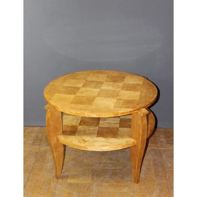 Art Deco Side Table in Birch, Norway, 1930s For Sale - Image 10 of 12