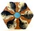 English Majolica Fish Head Oyster Plate in the Style of Mintons or George Jones This striking English majolica oyster...