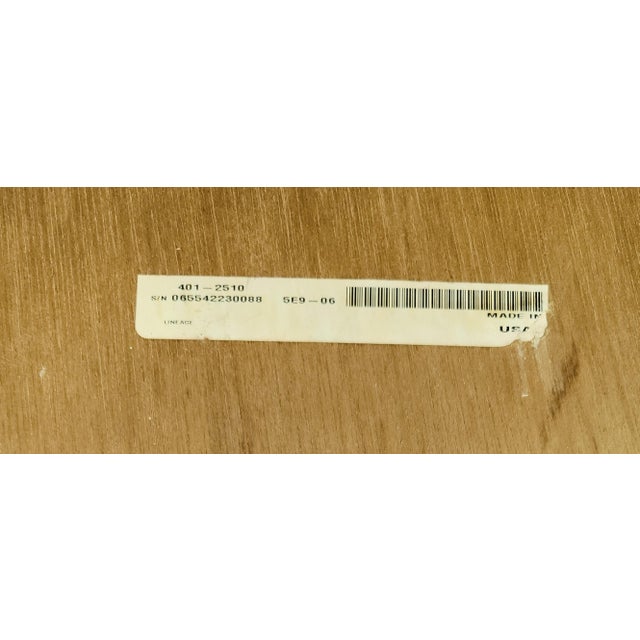 1990s Lineage by Drexel Trifold Cherry Dresser Mirror For Sale - Image 11 of 11