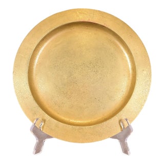 Tiffany Studios New York Bronze Doré Charger Plate or Tray For Sale