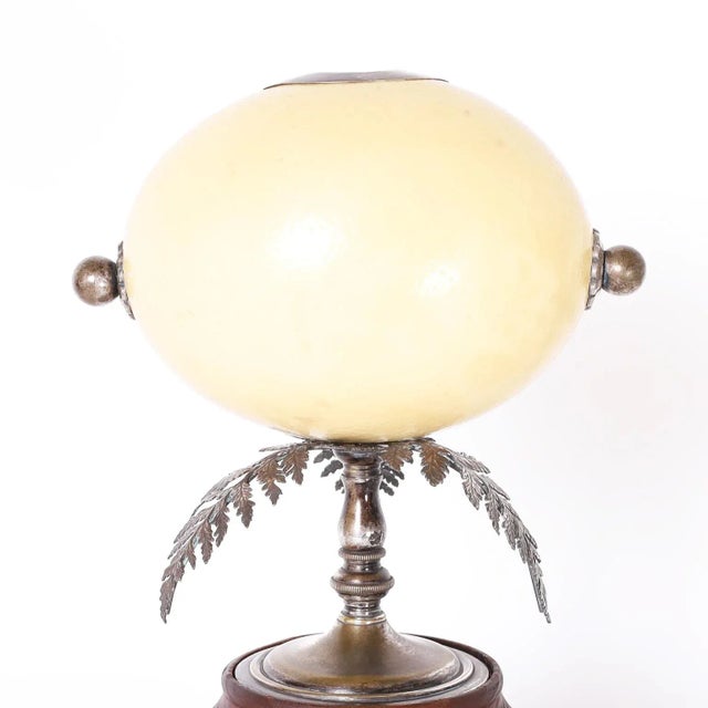 Ostrich Egg Candlestick For Sale In West Palm - Image 6 of 8