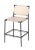 Modern Jamie Young Asher Counter Stool in White For Sale - Image 3 of 3