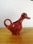 Red Mid-Century Red Glazed Duck Pot For Sale - Image 8 of 11