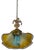 Antique Murano and LaChaussee Art Glass Shades Ormolu Metal Pendant Light For Sale - Image 11 of 18