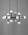 Contemporary Riegel Lacquered Burnished Brass, Black Gun Metal and Polished Nickel Lighting by Schwung For Sale - Image 3 of 12