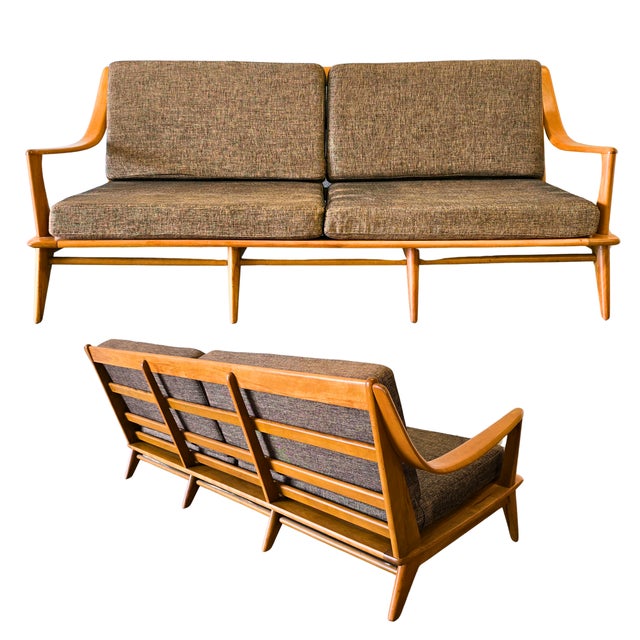 ⌘ antique 絨毯　③ ⌘ Heywood Wakefield Vintage Drop Side Table, Cinnamon | eBay