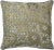Contemporary Provence Home Velvet Applique 22"x22" Throw Pillow For Sale - Image 3 of 3