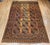 Brown Vintage Afghan Ersari Rug, Hand-Knotted Wool, Allover Geometric Design, Camelhair & Navy, 9’ X 13’ For Sale - Image 8 of 16