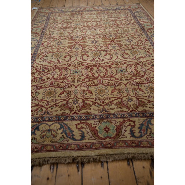Vintage Indian Bijar Design Carpet - 6'1" X 9' For Sale In New York - Image 6 of 9
