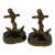 Vintage Nautical Brass Anchor Bookends For Sale