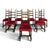 Vintage Spanish Chairs in Wood, Set of 8 For Sale - Image 9 of 9