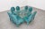 Blue PostModern Attributed to Jeffrey Bigelow 1990s Square Beveled Glass Dining Table With Lucite Base For Sale - Image 8 of 8