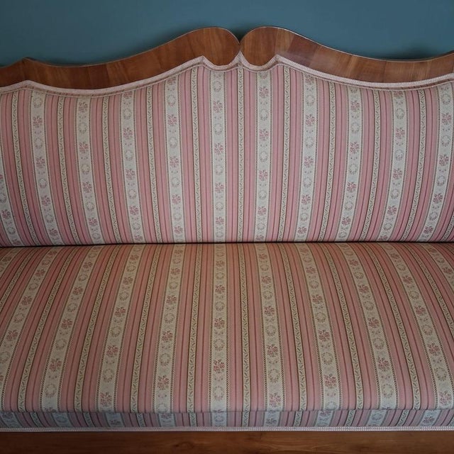 Biedermeier Cherrywood Sofa, 19th Century For Sale - Image 4 of 18