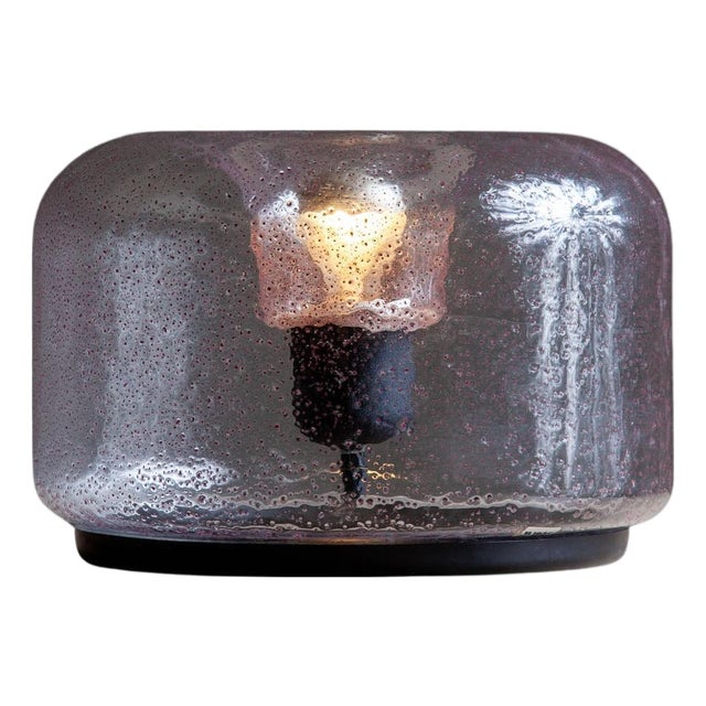 Bubble Glass Table Lamp, VeArt, Venice, Italy 1960s For Sale