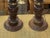 Mid 20th Century Pair of Mid Century Wood and Brass Lamps For Sale - Image 5 of 5