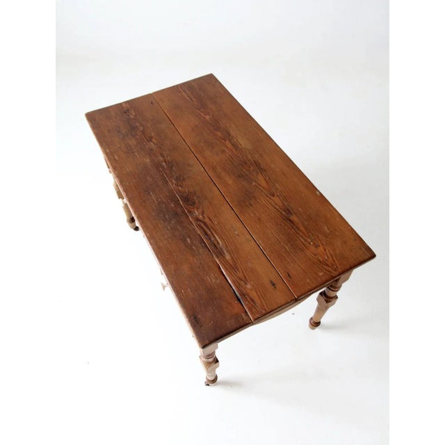 Antique Baker's Table For Sale - Image 4 of 13