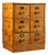 Early 20th Century Quartersawn Oak Three-Section Modular File Cabinet For Sale