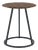 Slate Grey Metal Gustave Stool in Natural Walnut by Harto For Sale