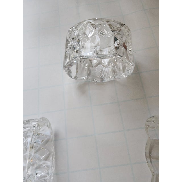 Nice Set of Eight Crystal Napkin rings ...never used and manufactured in Germany.