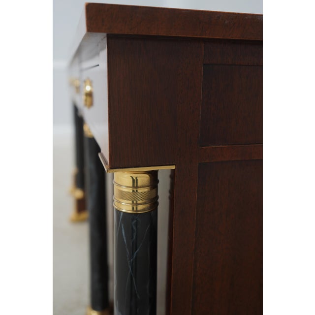 Kindel National Trust 3 Drawer Empire Flame Mahogany Sideboard For Sale - Image 13 of 18