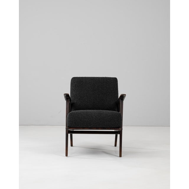 20th Century Czech Upholstered Armchair For Sale - Image 16 of 18