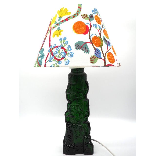 Glass Table Lamp by P. Kedelv for Reijmyre, 1960s For Sale - Image 9 of 15