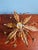Floral Ceiling Light in Gilded Metal, Italy, 1970s For Sale - Image 14 of 15