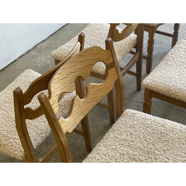 Danish Razorblade Dining Chairs by Henning Kjærnulf for E.G. Møbler, 1960s, Set of 6 For Sale - Image 10 of 11