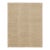 Contemporary Block Print Floral Beige Natural Silk Rug by Rug & Kilim, India For Sale