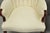 Vintage French Art Deco Style Channel Wingback Mahogany Lounge Arm Chairs - Pair For Sale - Image 9 of 16