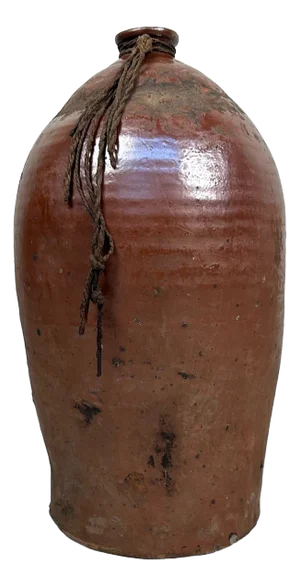 Organic Earthenware Jug, Czech Republic, 19th Century