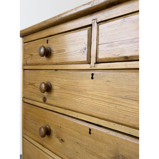 19th Century English Pine Chest of Drawers For Sale - Image 11 of 12