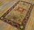 American Extraordinary Brown and Red Maroon Color Floral Bouquet Pattern Antique American Hooked Rug For Sale - Image 3 of 15