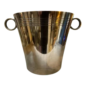 1950s Art Deco Silver Plated French Wine Cooler