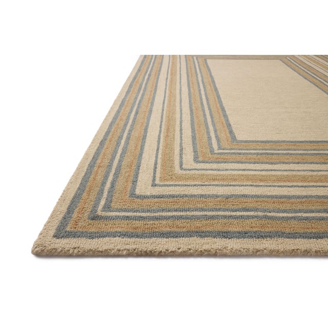 Contemporary Chris Loves Julia x Loloi Alfie Natural / Multi 8'-6" x 11'-6" Area Rug For Sale - Image 3 of 6