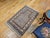 Early 20th Century Baluch Tribal Area Rug in a Prayer Pattern in Ivory, Brown, Navy Blue For Sale - Image 10 of 11