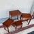 A Very Nice Set of 4 Vintage Chinoiserie Mahogany Nesting Tables, Circa 1960's For Sale - Image 6 of 12