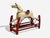 Folk Art Victorian, Painted Wood, Primitive Rocking Horse, Usa, 19th C. For Sale - Image 3 of 13
