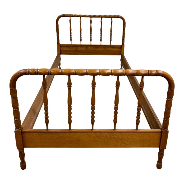 Vintage Twin Size Jenny Lind Spindle Bed Spool Bed For Sale